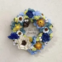 ドライフラワー リース ＊ ビビット