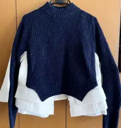 sacai サカイ 19AW ドッキングニット