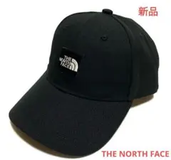 新品 ノース フェイス スクエア ロゴ キャップ ブラック 黒