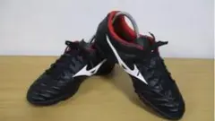 Mizuno サッカーシューズ ブラック/ホワイト/レッド