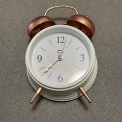 【目覚まし故障】 BRUNO カッパーツインベルクロック ブルーノ 目覚まし時計
