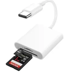 USB-C SDカードリーダー 双方向高速データ転送 写真/ビデオ/ファイル