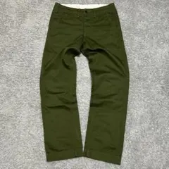 BURGUS PLUS バーガスプラス 401 チノパン オリーブ ✨美品✨