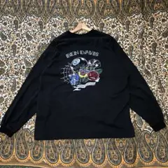 BEN DAVIS ベンデイビス 刺繍デザイン長袖カットソー バックプリント