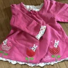 ミキハウス　80 トレーナー　うさこ