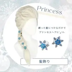 アナ雪風 小花 小5個セット ヘアピン 髪飾り エルサ風 新品 人気