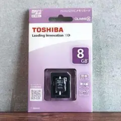 TOSHIBA microSDHC メモリーカード 8GB 廃盤品☆☆