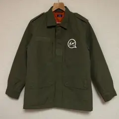 美品 DENIM BYu0026FRAGMENT サンダーロゴ フライトジャケット OG