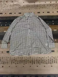 Our Legacy Black&White Linen Check Shirt