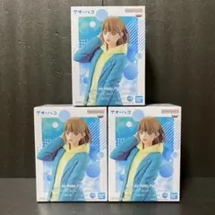 アオのハコ フィギュア 制服 ver.【鹿野千夏】3点セット まとめ売り