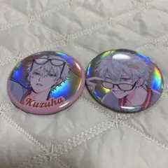 Kuzuha ホログラムピンバッジ 2個セット