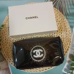 新品 CHANEL シャネル ノベルティ ポーチ エナメル