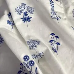 コットンブロード刺繍生地 刺繍有効幅135×100cm延長可