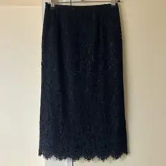 kcarat 黒 レース タイトスカート　ベルメゾン