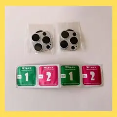 シルバー 2枚 iPhone15 Pro/15 Pro Max カメラフィルム