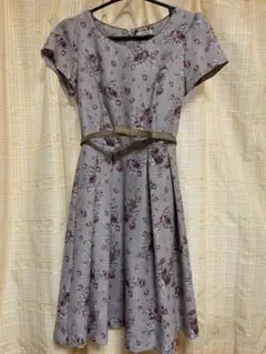 美品 L est Rose ワンピース ベルト付き
