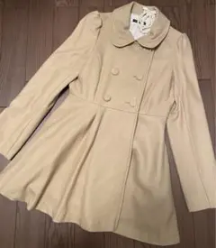 美品♡INGNI ベージュコート ドット中布 キレイかわいめが好きな方♡
