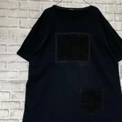 USA製90sヴィンテージTシャツ！シングルステッチブラック半袖古着2XL728