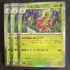 メガニウム ポケモンカード 3枚セット