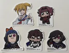 コードギアス　ポプテピピック　ステッカー 5枚セット