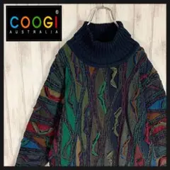 【幻の1点モノ】coogi クージー 立体 編込み 3Dニット 即完売モデル