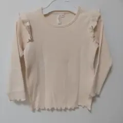 【未使用】Samansa Mos2 Lagom 子供服 ベージュ 長袖カットソー