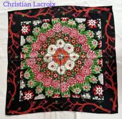 【Christian Lacroix 】大判シルクスカーフ　90s イタリア製 2025年最新】クリスチャンラクロワ バンダナ・スカーフの人気