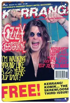 オジー・オズボーン Ozzy Osbourne メタルポスター ブリキ看板 10