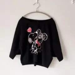 スヌーピー 半袖Tシャツ150 ブラック美品　プリントTシャツ