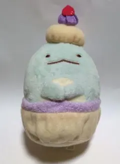 すみっコぐらし　とかげ　ボールチェーン付きシュークリームぬいぐるみ
