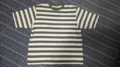 UNIQLO ユニクロ オーバーサイズボーダーTシャツ