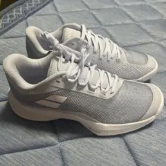 Babolat テニスシューズ グレー水色
