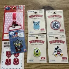 ディズニー ワッペン 5個セット