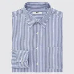 UNIQLO ファインクロス ストライプシャツ