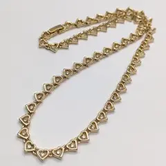 未使用保管品 ハートジルコニア ネックレス
