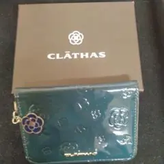CLATHAS カードケース グリーン イエロー