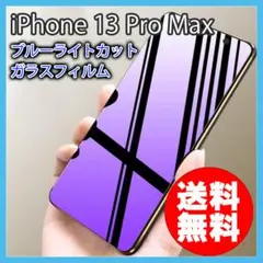 iPhone 13ProMax ブルーライトカット ガラスフィルム 一式 ★