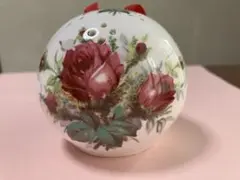 バラの花柄 陶器製芳香器