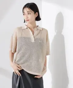 PENNEYS別注TheFOXメッシュポロニット