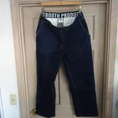 タイトブース ワイドデニムパンツ Lサイズ