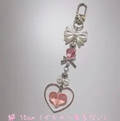 ✮ビーズキーホルダー✮ ピンク ハート 韓国 コレクトブック y2k