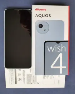 【新品・未使用品】AQUOS wish4 SH-52E ブルー
