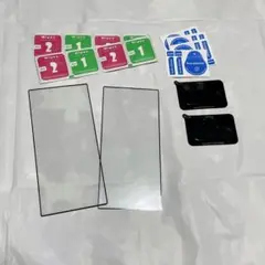 【機種不明】スマホ保護フィイルム ガラスフィルム 2枚セット 穴あり カメラ