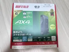 美品 BUFFALO バッファローWSR-1800AX4BK [Wi-Fi6]