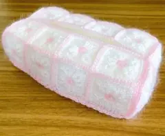 立体的なお花のソフトパックティッシュカバー