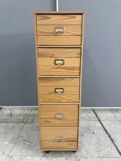 5段チェスト ブラウン