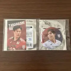 高橋藍　バレーボール応援カフェ　ステッカー&缶バッジ【1】