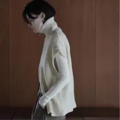 CLANE ZIP COLLAR KNIT VEST
