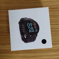 新品 未使用 スマートウォッチ 黒 スポーツ 睡眠 心拍 血圧 血中酸素 天気