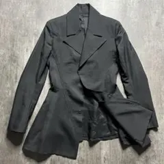 【人気】Yohji Yamamoto 変形 ジャケット コート ステッチ XS